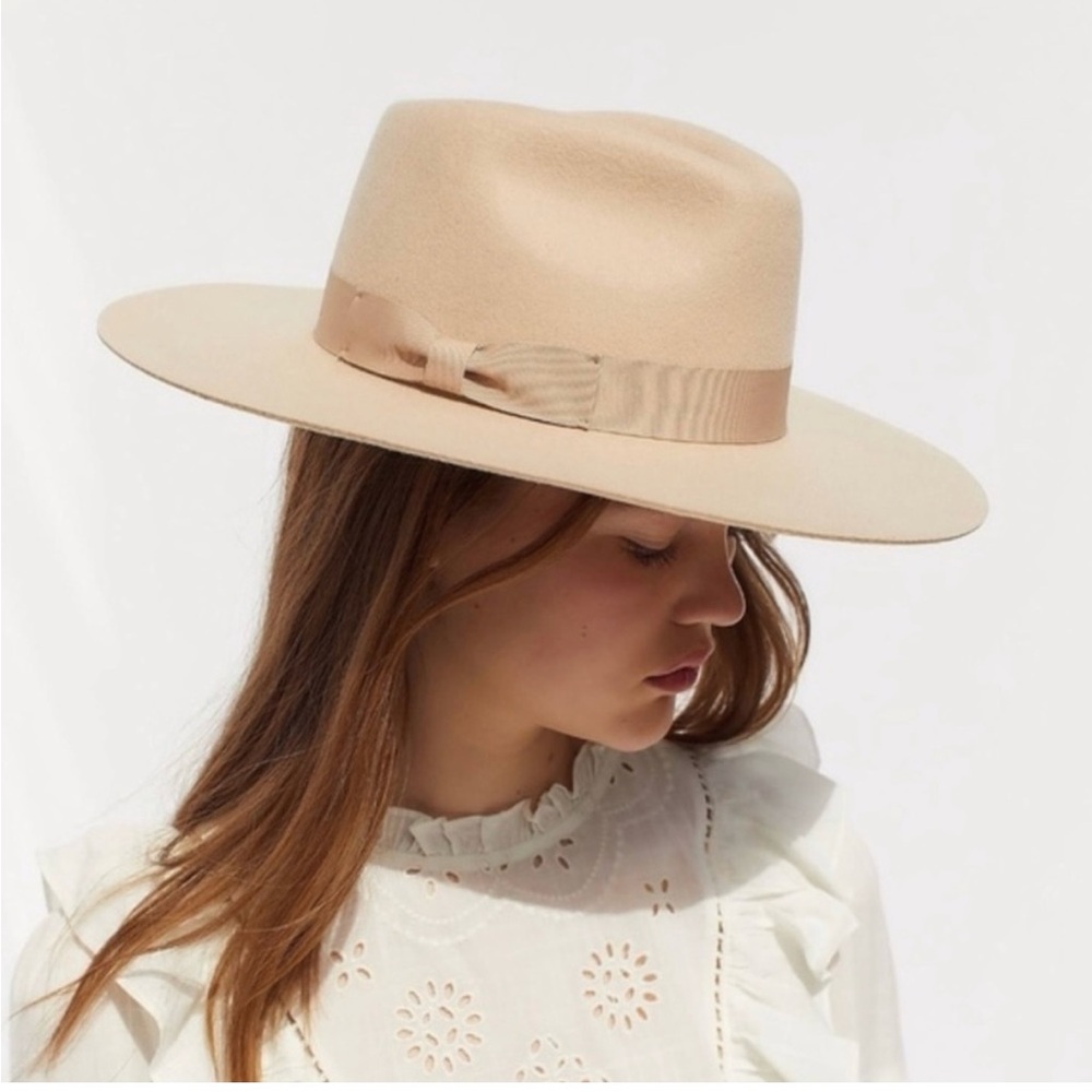 Urban Outfitters Wide Brim Hat Tan